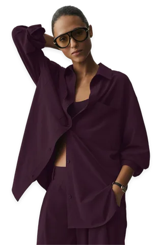 Alo Dreamscape Button Down Long Sleeve