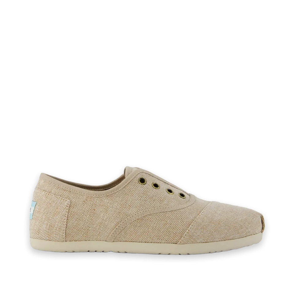 TOMS Womens Cordones Plus Sneaker Champagne Sparkle