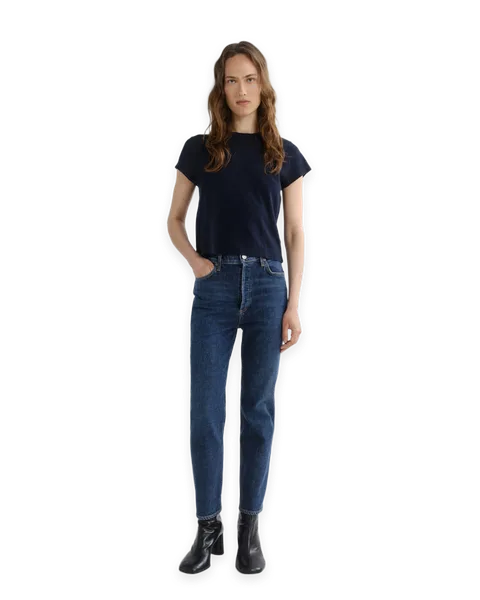 AGOLDE 90's Pinch Waist Crop (Comfort Stretch)
