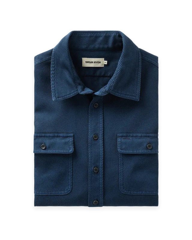 Taylor Stitch The Ledge Shirt in Atlantic Twill