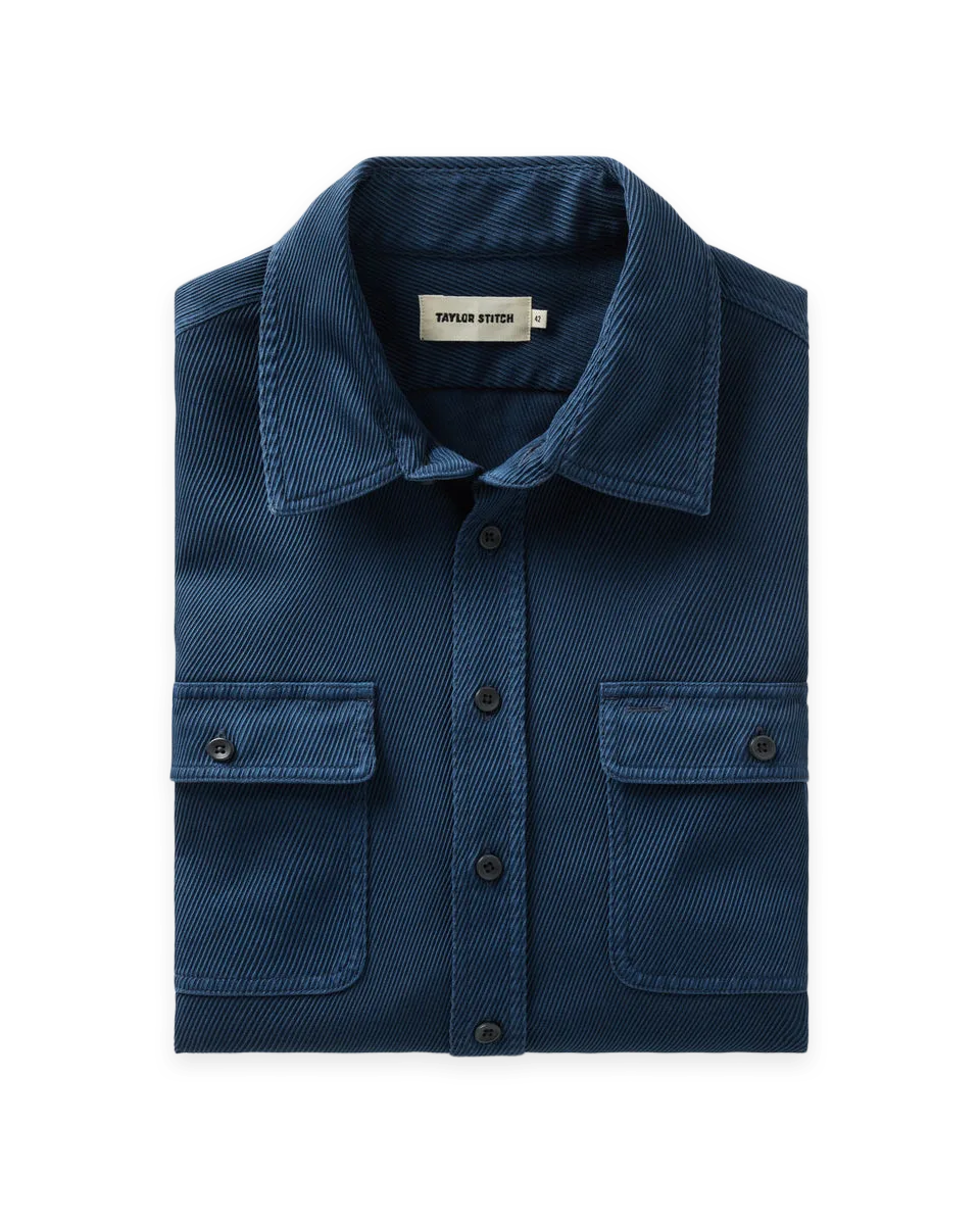 Taylor Stitch The Ledge Shirt in Atlantic Twill