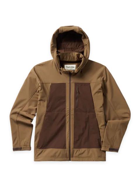 Duck Camp Men's Terrain Guard Softshell Hoodie · Pin Oak