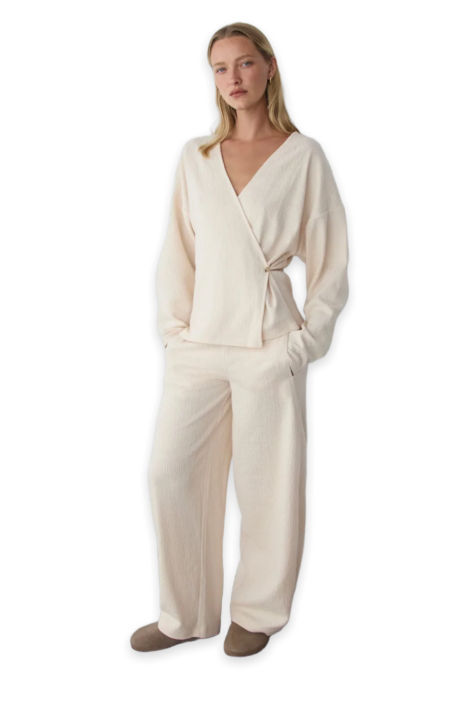 Oak + Fort ELASTIC WAIST KNIT PANT