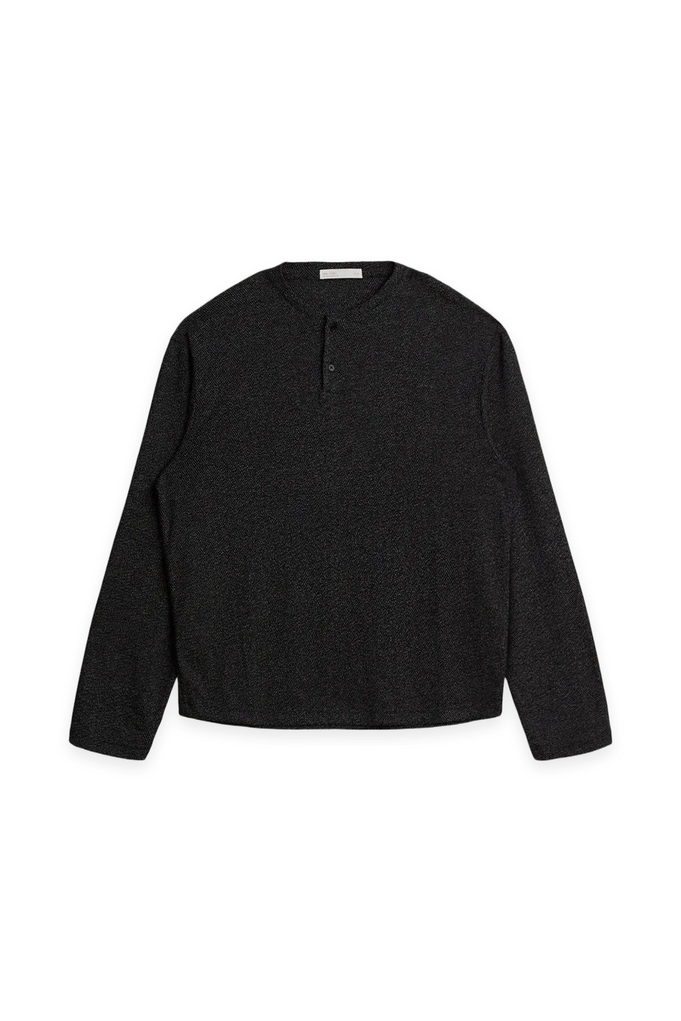 Oak + Fort TEXTURED JERSEY LONG SLEEVE T-SHIRT