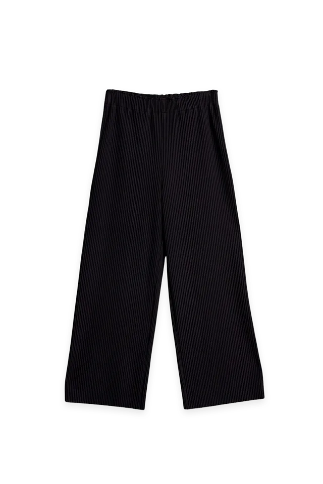 Oak + Fort PLEATED STRAIGHT LEG ELASTIC WAIST PANT