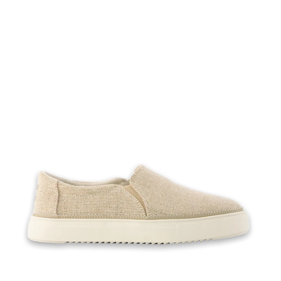 TOMS Womens Emily Slip On Sneaker Natural Undyed Heritage Canvas