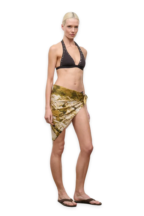 Staud Cecile Silk Scarf · Cliffside