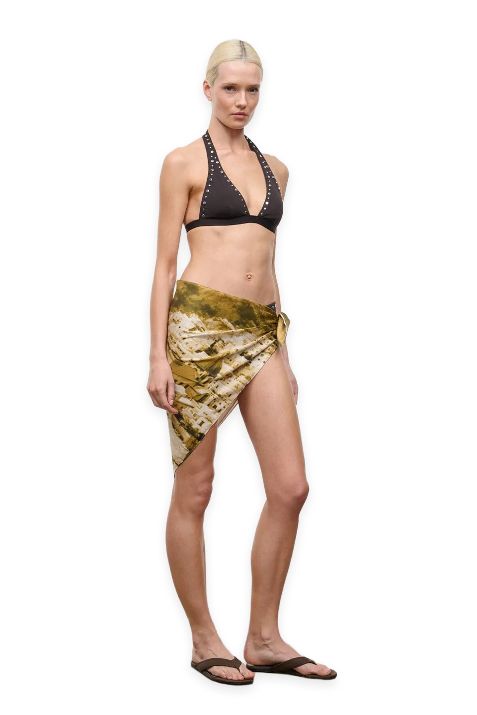 Staud Cecile Silk Scarf · Cliffside