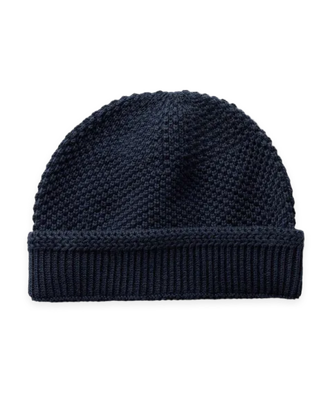 Taylor Stitch The Crawford Beanie in Navy