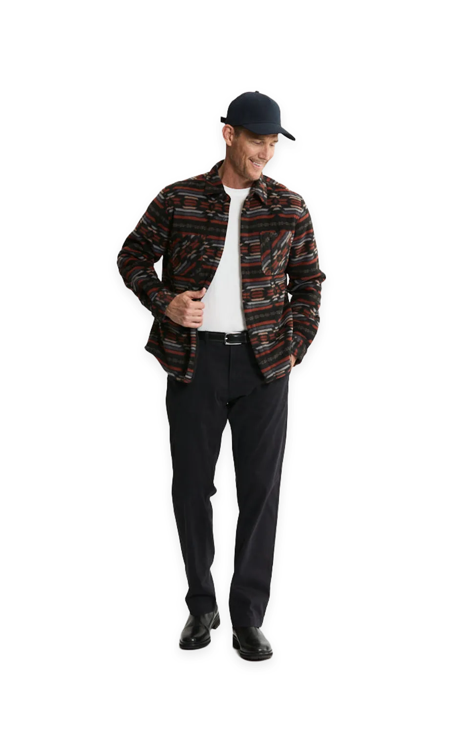Jachs NY Sherpa Bonded Polar Fleece Shirt Jacket