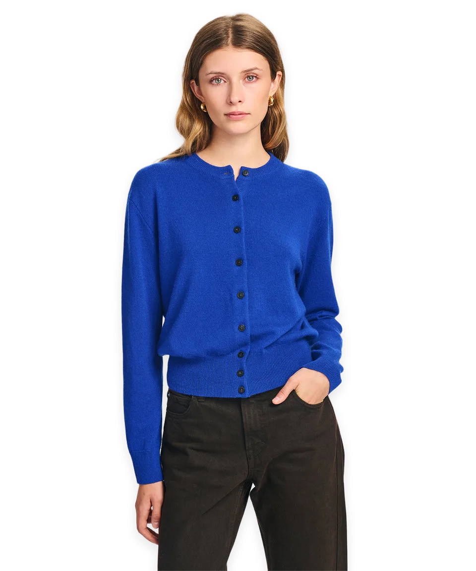 Naadam Signature Cashmere Crewneck Cardigan