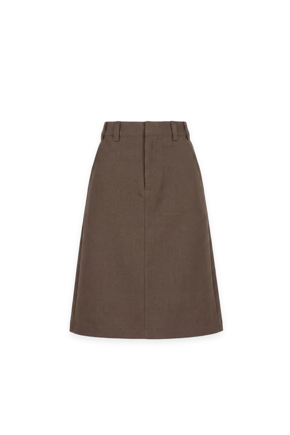 Oak + Fort MIDI SUITING SKIRT