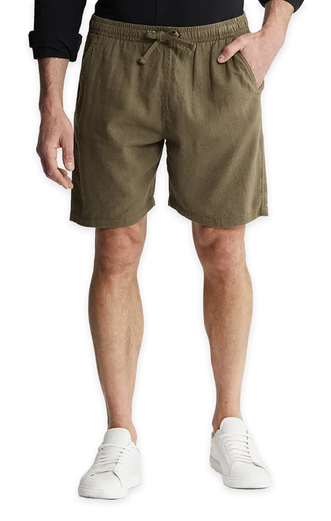 Jachs NY Linen Pull On Shorts