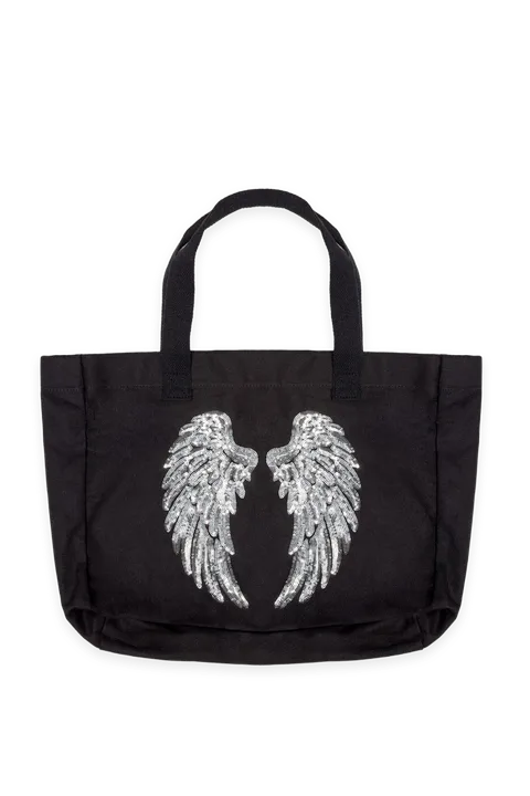 Edikted Sequin Angels Tote Bag