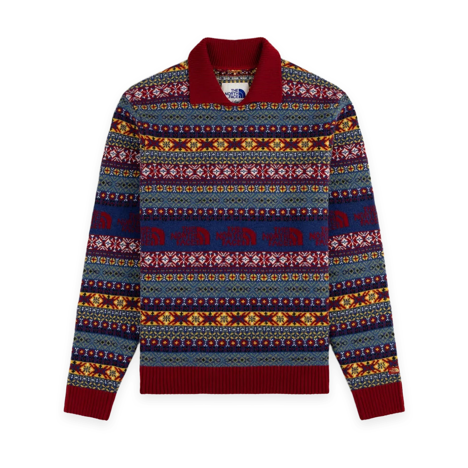 Aimé Leon Dore ALD / The North Face Fair Isle Knit Polo