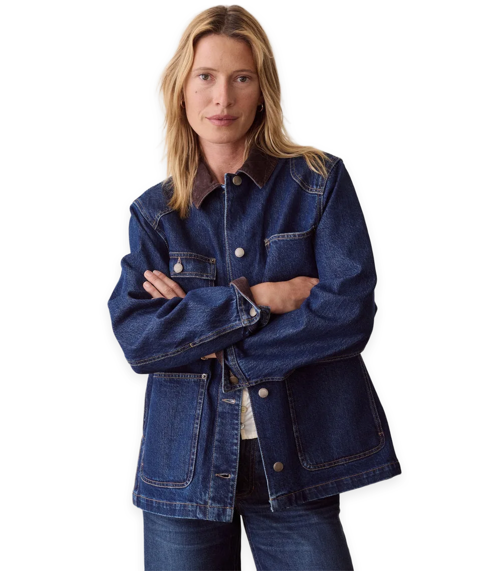 Marine Layer Riley Denim Barn Jacket