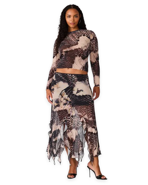 Steve Madden CHELSEY SKIRT MOON SHADOW