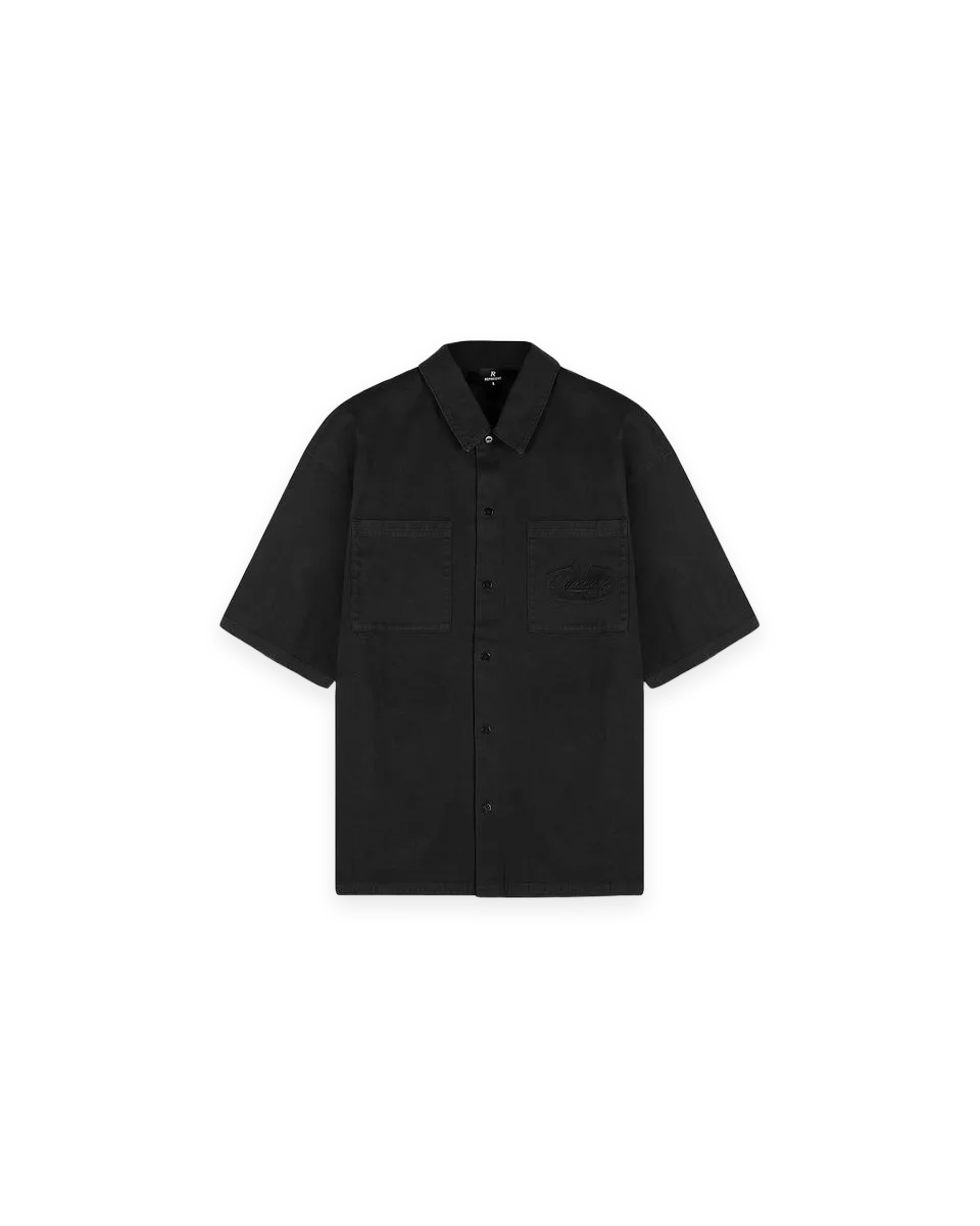 Represent Short Sleeve Cotton Overshirt