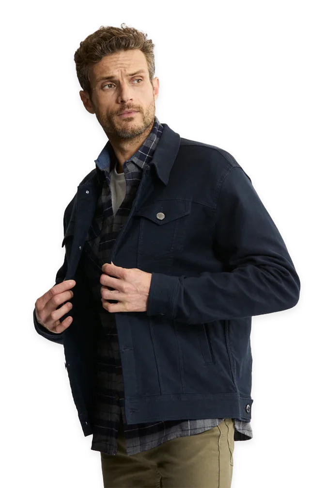 Jachs NY Vandam Twill Trucker Jacket