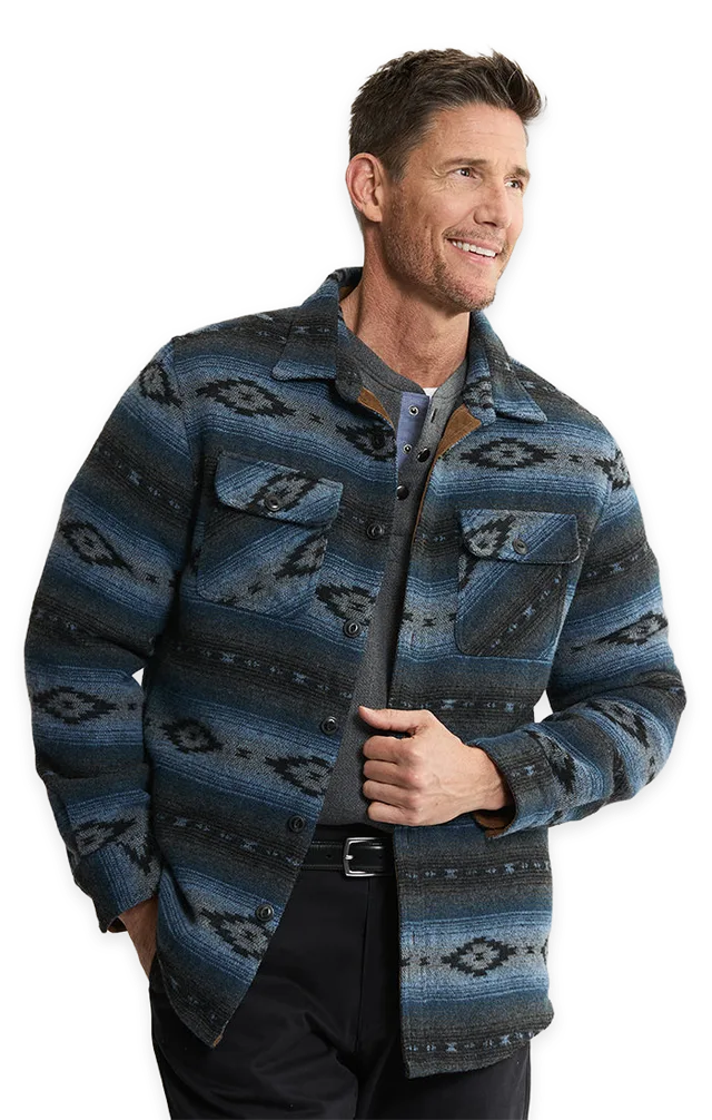 Jachs NY Unlined Wool Blend Overshirt