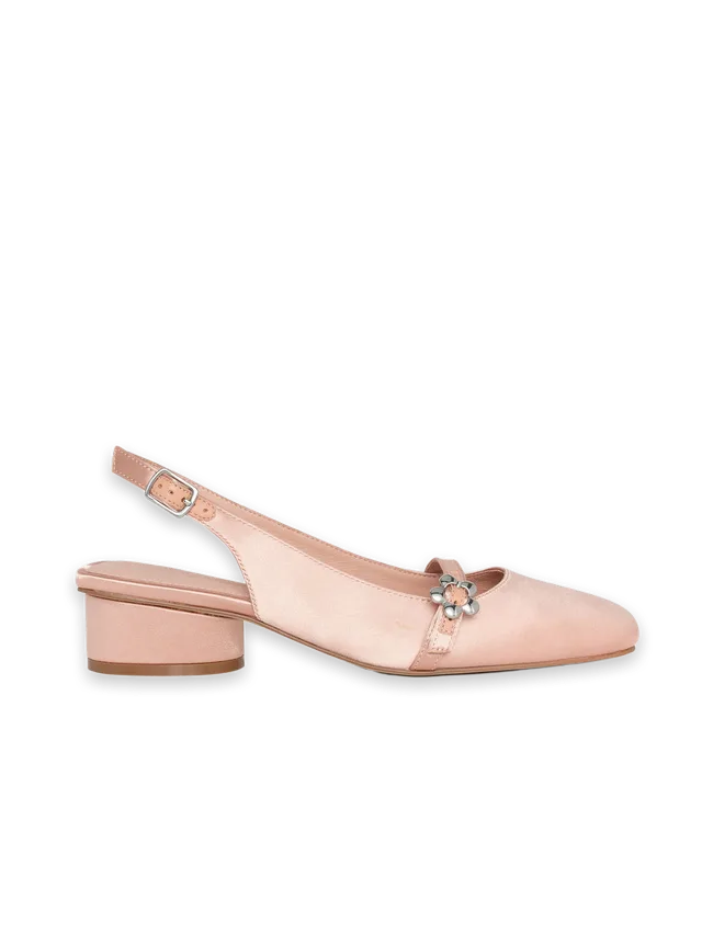 Lisa Says Gah Mackie Heel · Ballet Satin