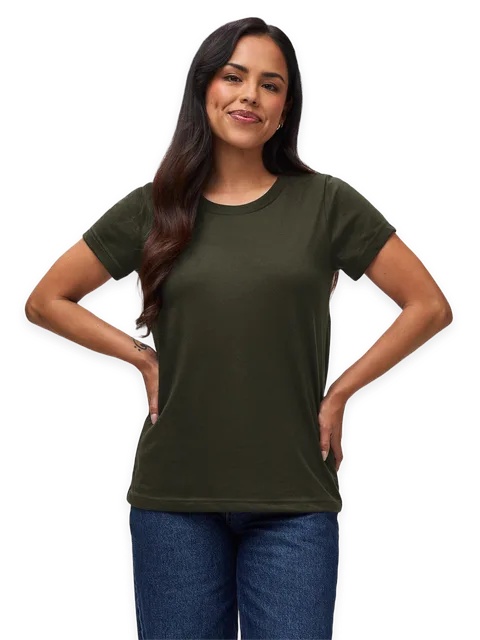 Fresh Clean Threads Army Everyday Crew Neck Tee