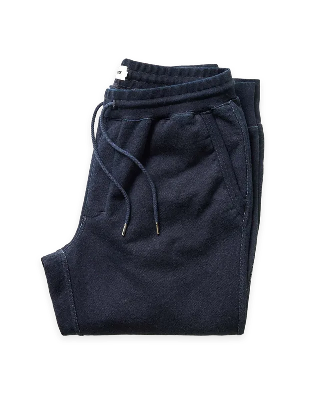 Taylor Stitch The Sunset Pant in Rinsed Indigo Terry