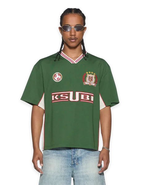Ksubi OFFSIDE SS JERSEY GREEN