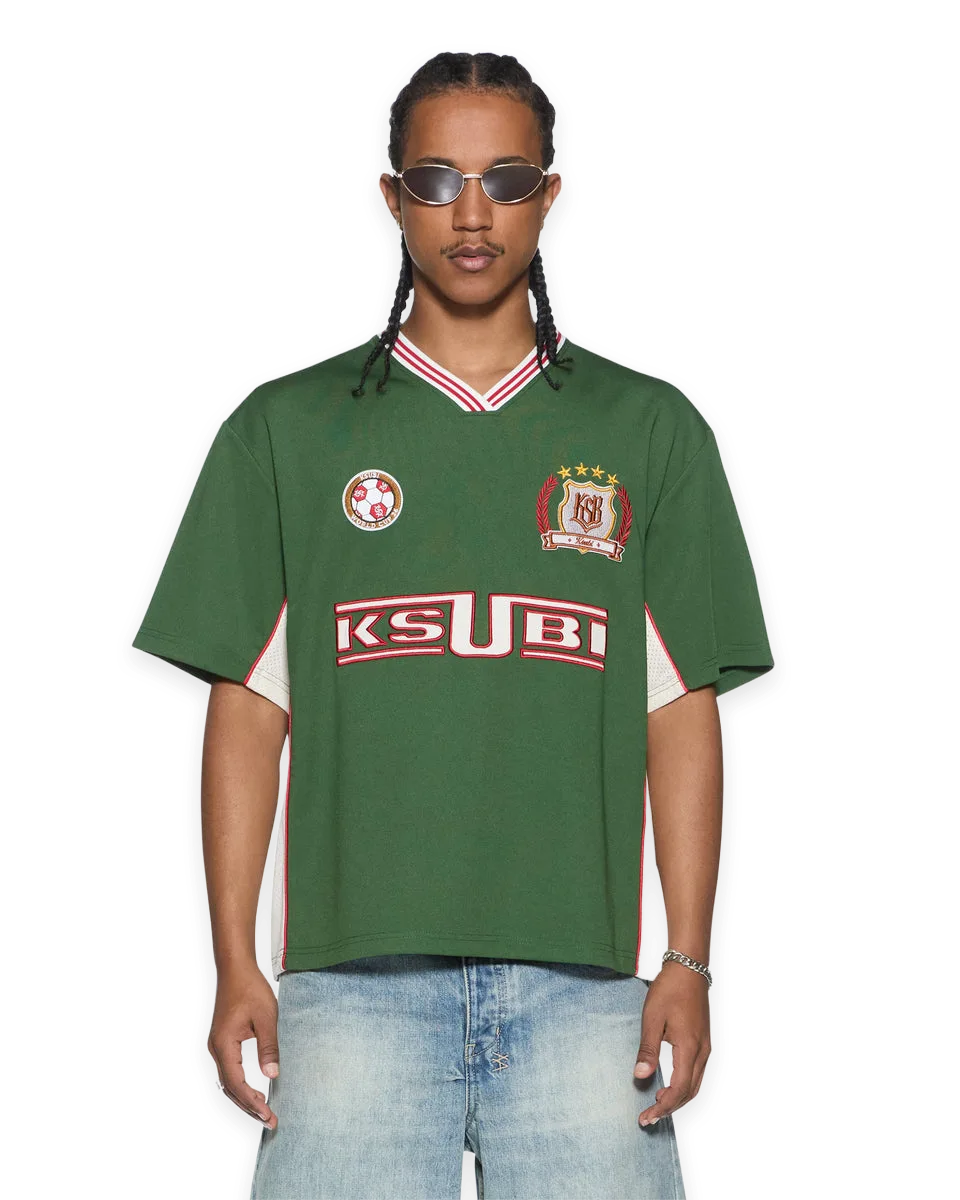 Ksubi OFFSIDE SS JERSEY GREEN