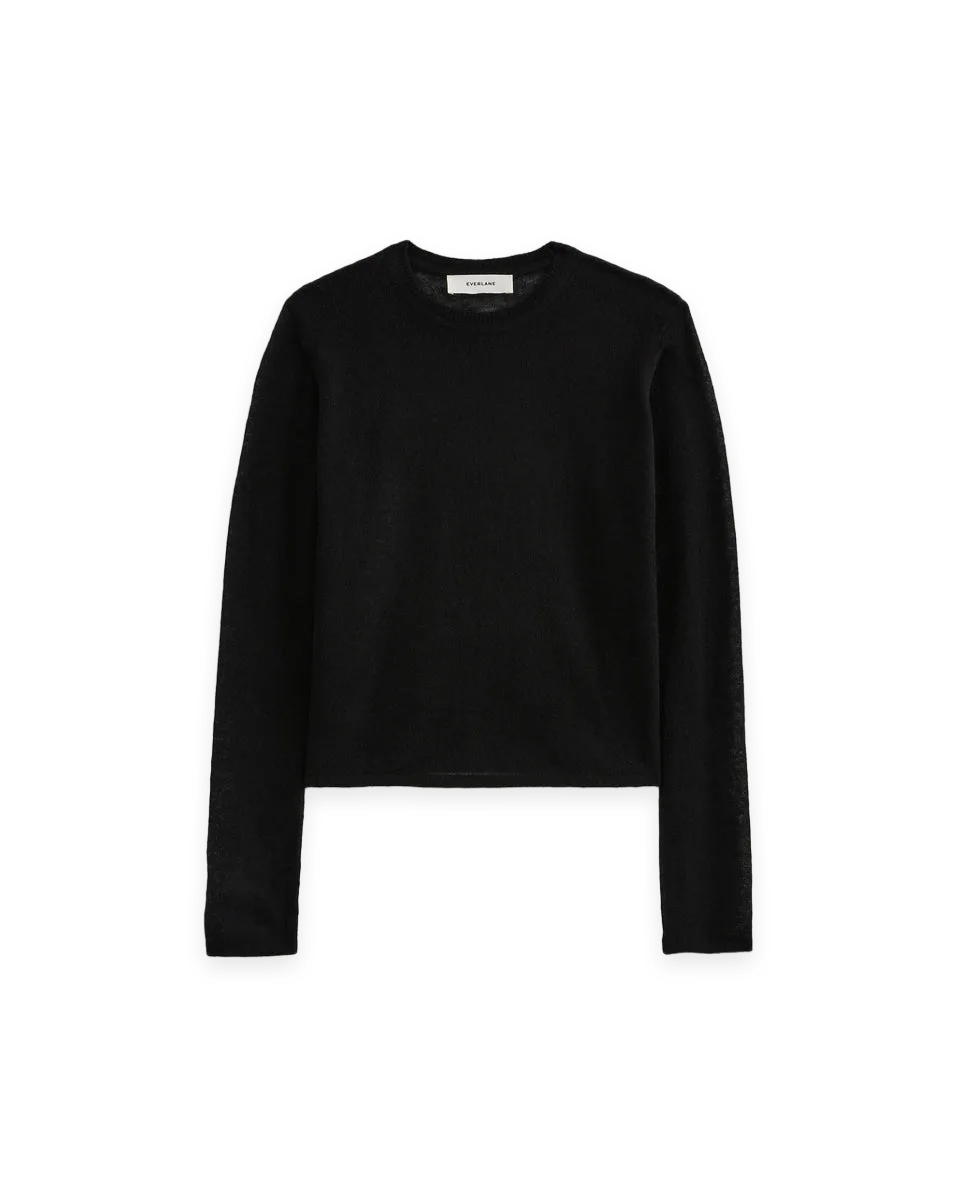 Everlane Air Alpaca Long-Sleeve Slim Crew