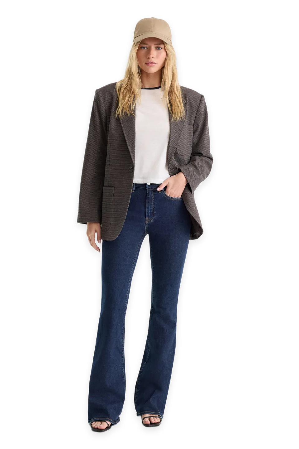 Good American ALWAYS FITS GOOD LEGS FLARE JEANS