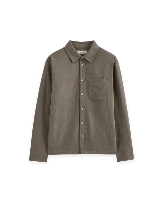 Everlane Brushed Flannel Shirt · Heathered Thyme