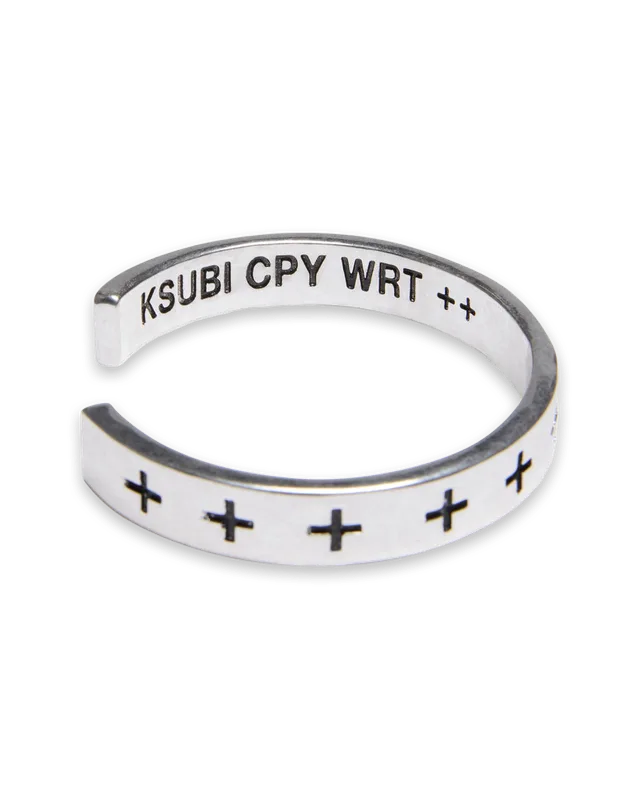 Ksubi 4X4 CUFF SILVER