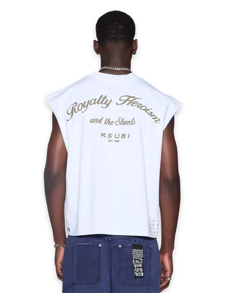 Ksubi ROYALTY HALEN CUT OFF TRU WHITE