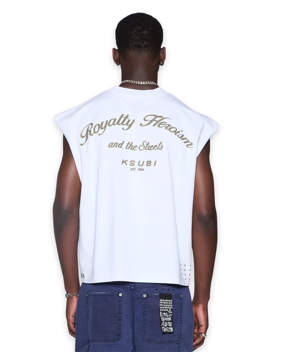 Ksubi ROYALTY HALEN CUT OFF TRU WHITE