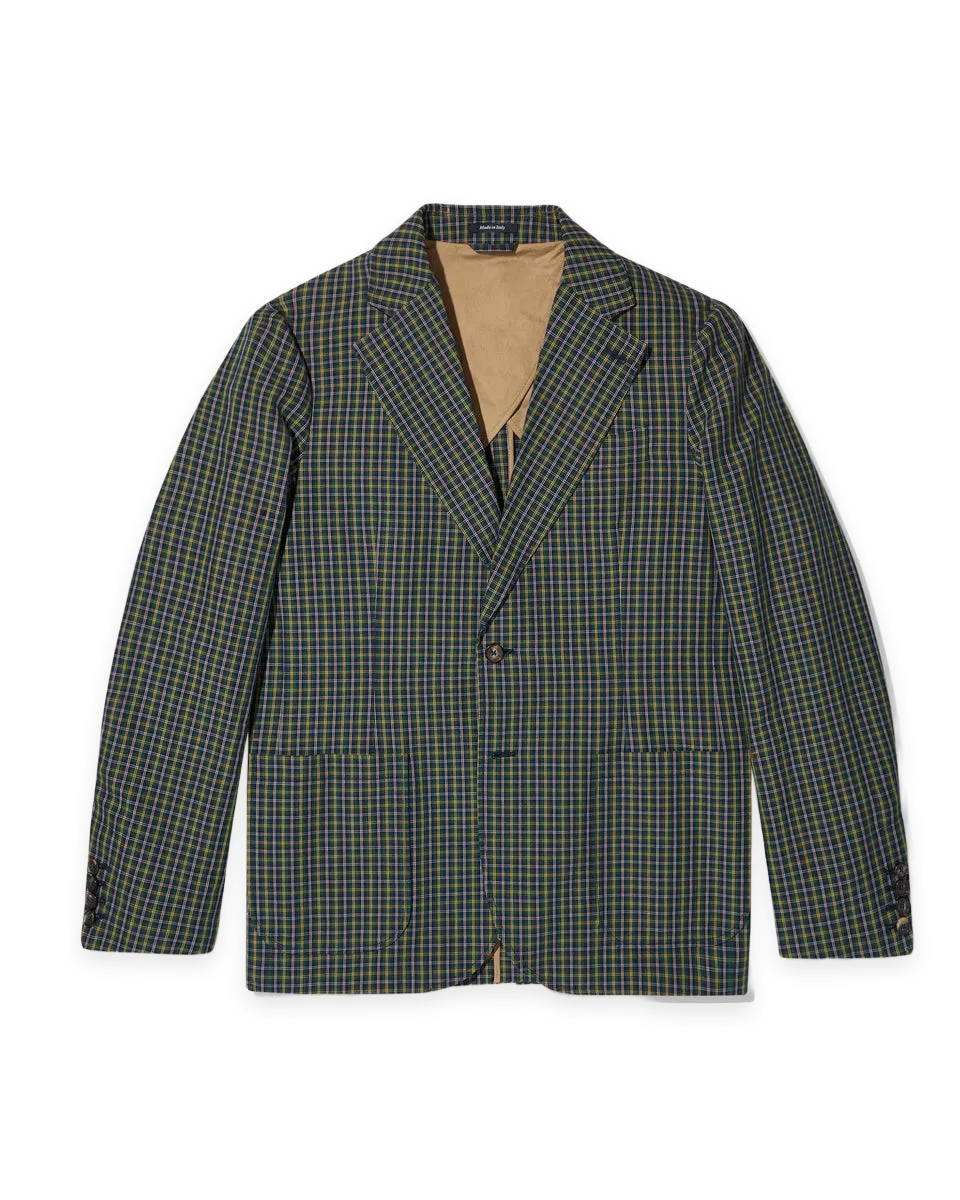 Noah Seersucker Tartan Sport Jacket