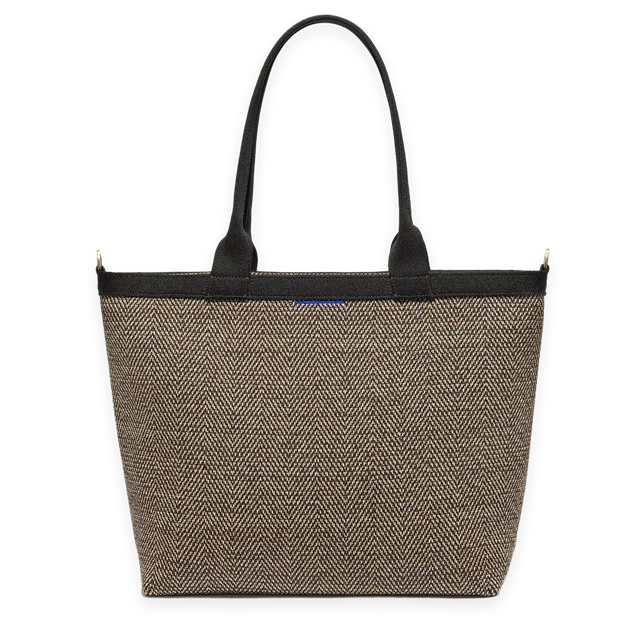 Rothy's The Lightweight Zip Tote · Cacao Herringbone
