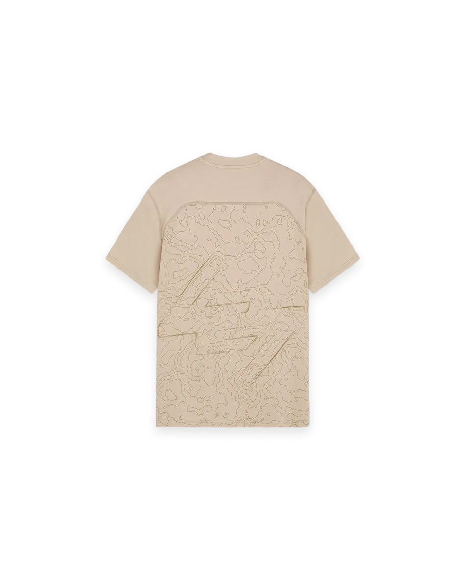 Represent 247 Contour Run T-Shirt · Pebble