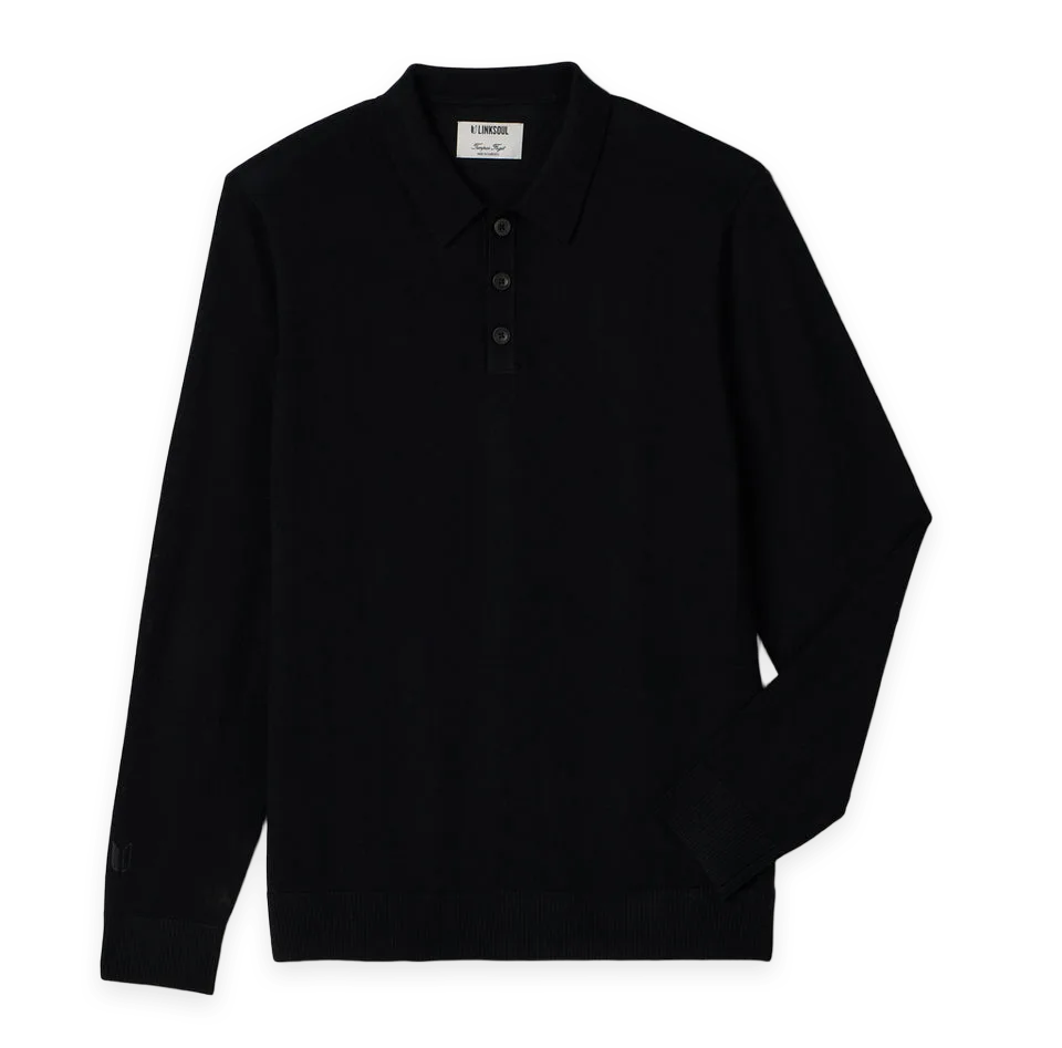 Linksoul Reserve Merino Wool Polo-Sweater
