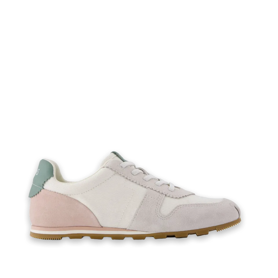 TOMS Womens TRVL Lite Palisade Sneaker Water Repellent Egret Vintage Twill