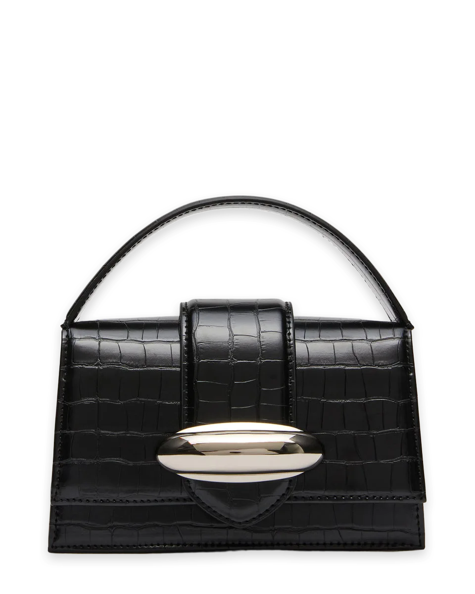 Steve Madden MISHELL BAG BLACK CROCODILE