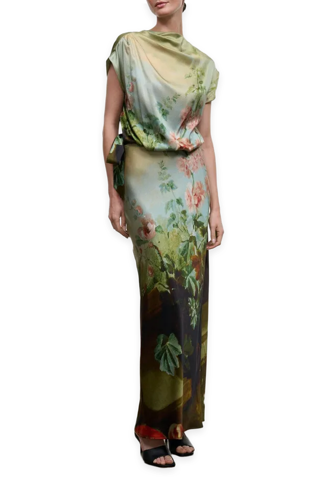 Staud Evelyn Silk Dress · Still Life