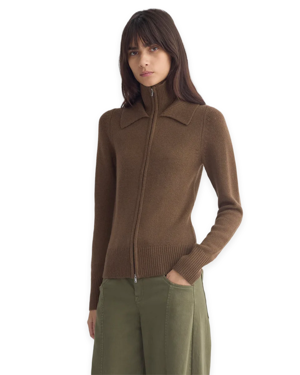 Everlane Double-Collar Jacket in Luxe Merino