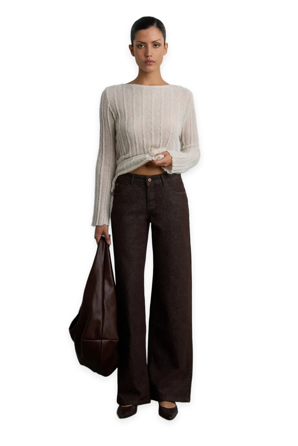 Oak + Fort BASIC WASHED STRAIGHT JEAN