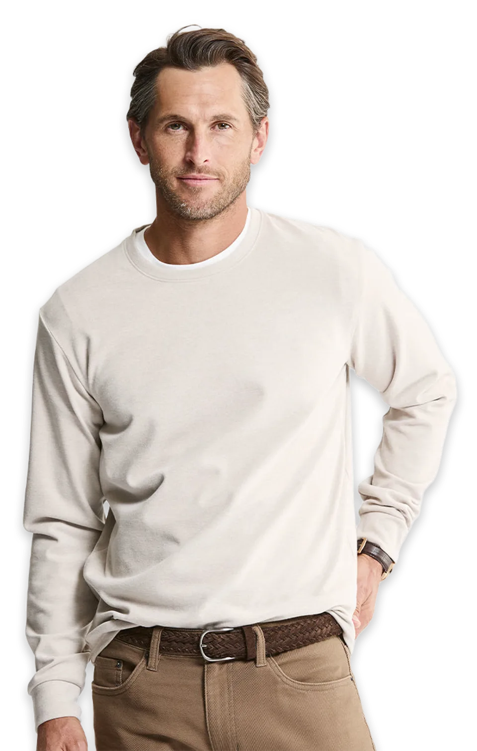 Jachs NY Ultra Soft Heather Crewneck Sweatshirt