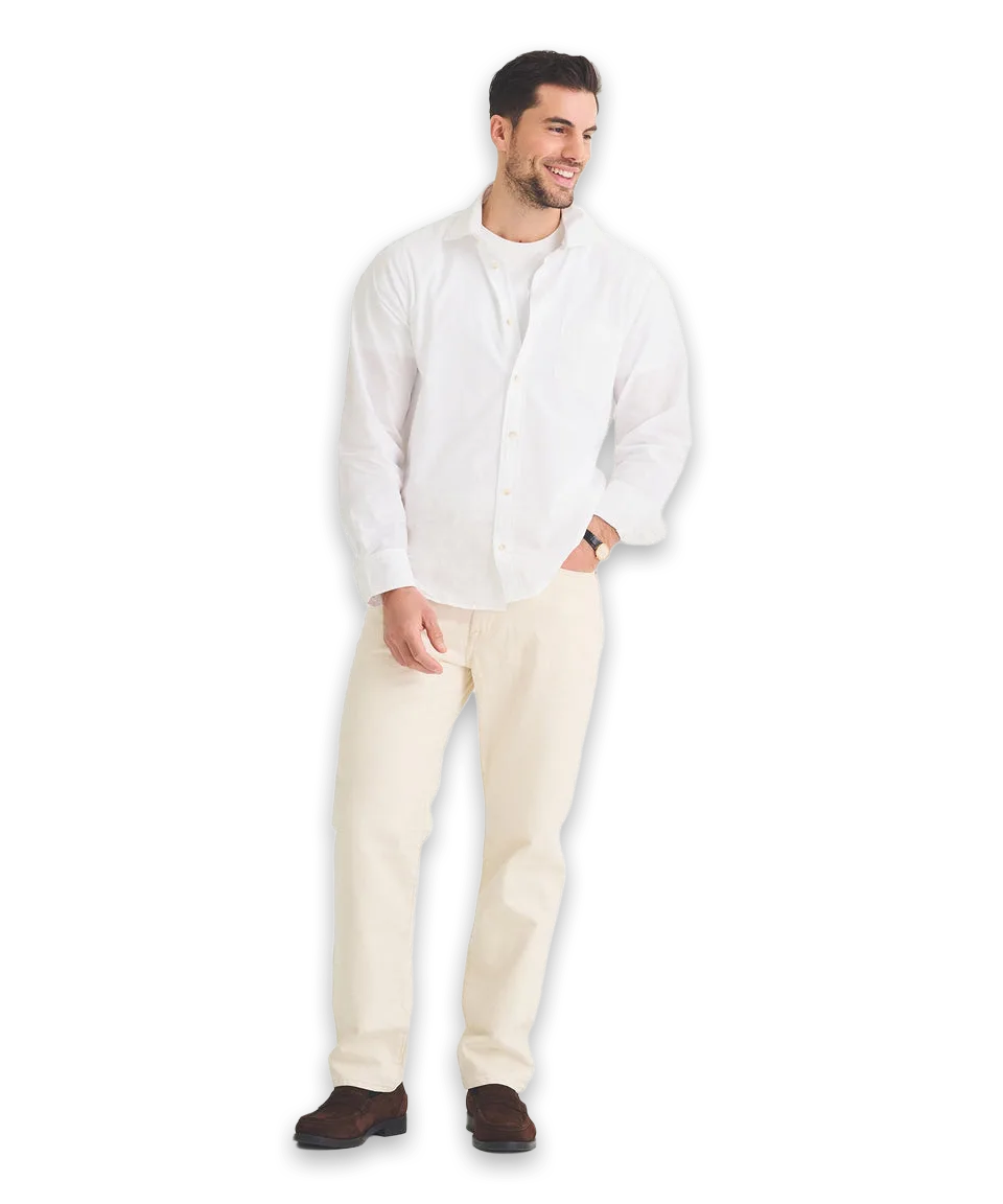 Naadam Organic Cotton Button Down Shirt