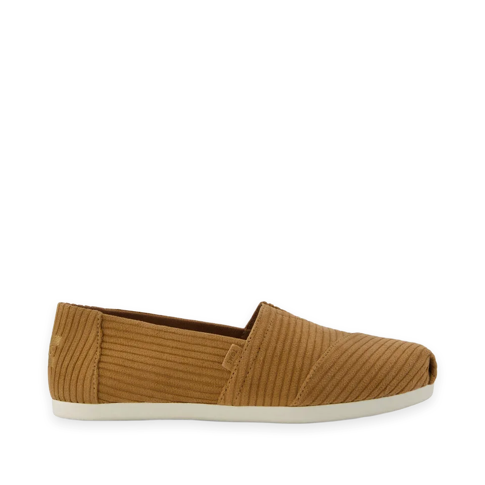 TOMS Womens Alpargata Classic Tan Cordurory