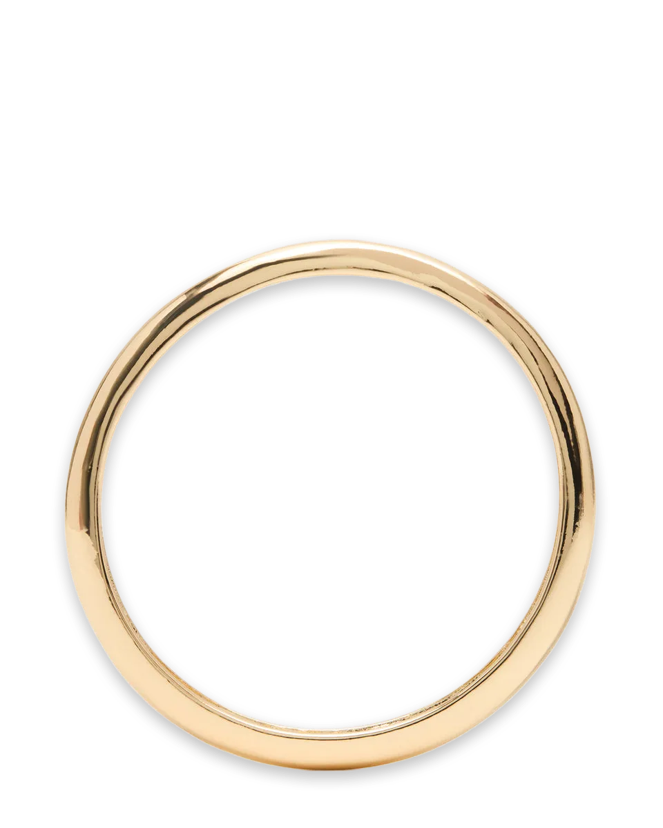 Steve Madden SKINNY BANGLE BAND BRACELET GOLD