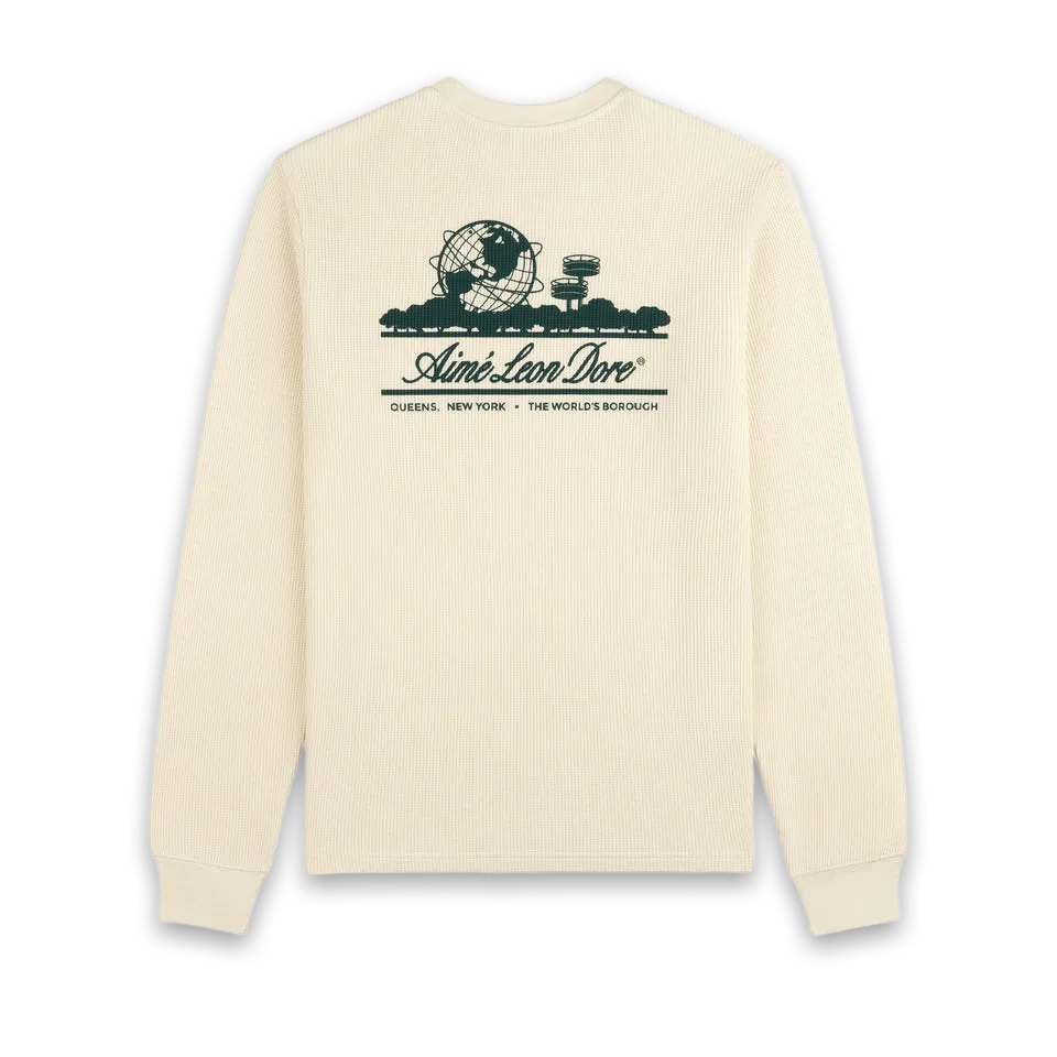 Aimé Leon Dore Long-Sleeve Unisphere Waffle Thermal