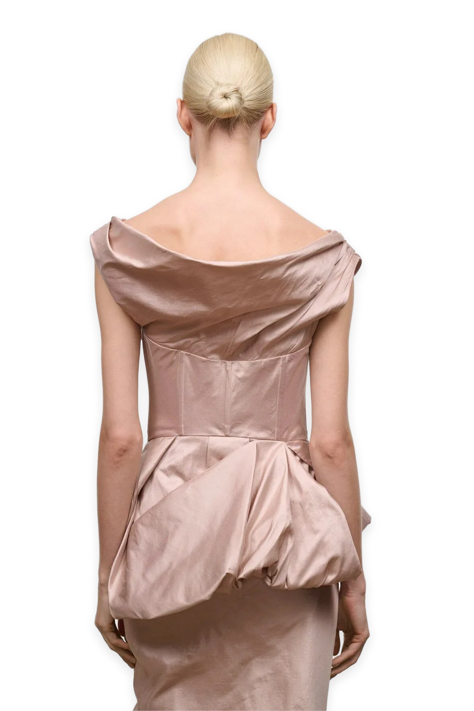 Staud Fabianne Silk Top · Sandrose, photo 3